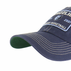 Memphis Grizzlies '47 Wabash Patch Clean Up Adjustable Hat - Navy/Tan | 47 brand for sale