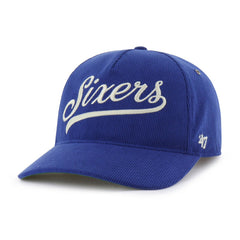 Philadelphia 76ers '47 Golden Age Relaxed Corduroy Hitch Adjustable Hat - Royal | 47 brand for sale