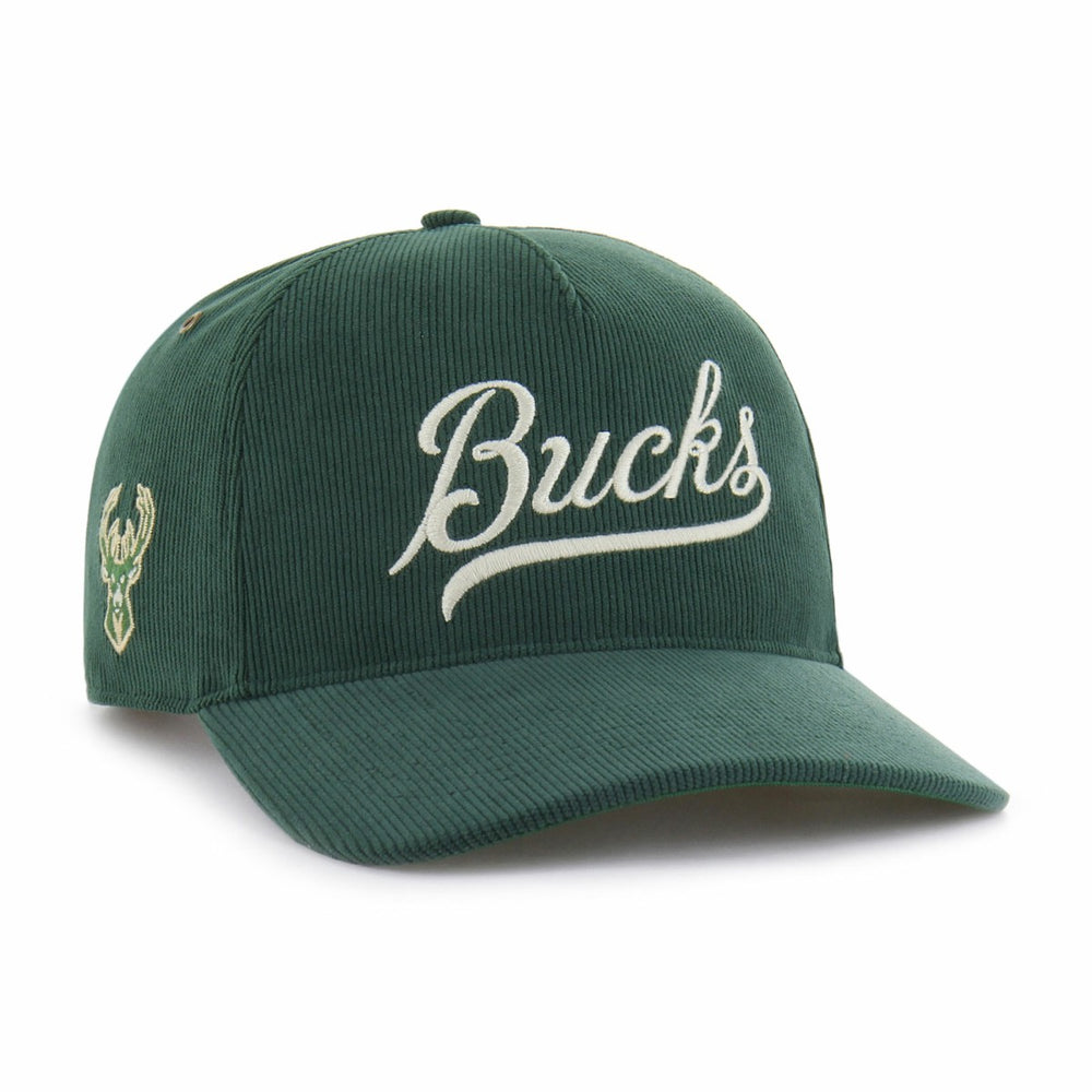 Milwaukee Bucks '47 Golden Age Relaxed Corduroy Hitch Adjustable Hat - Hunter Green | 47 brand sale