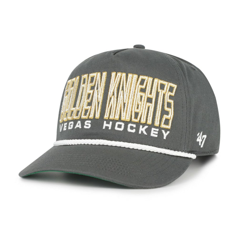 Vegas Golden Knights '47 Byline Hitch Adjustable Hat Charcoal