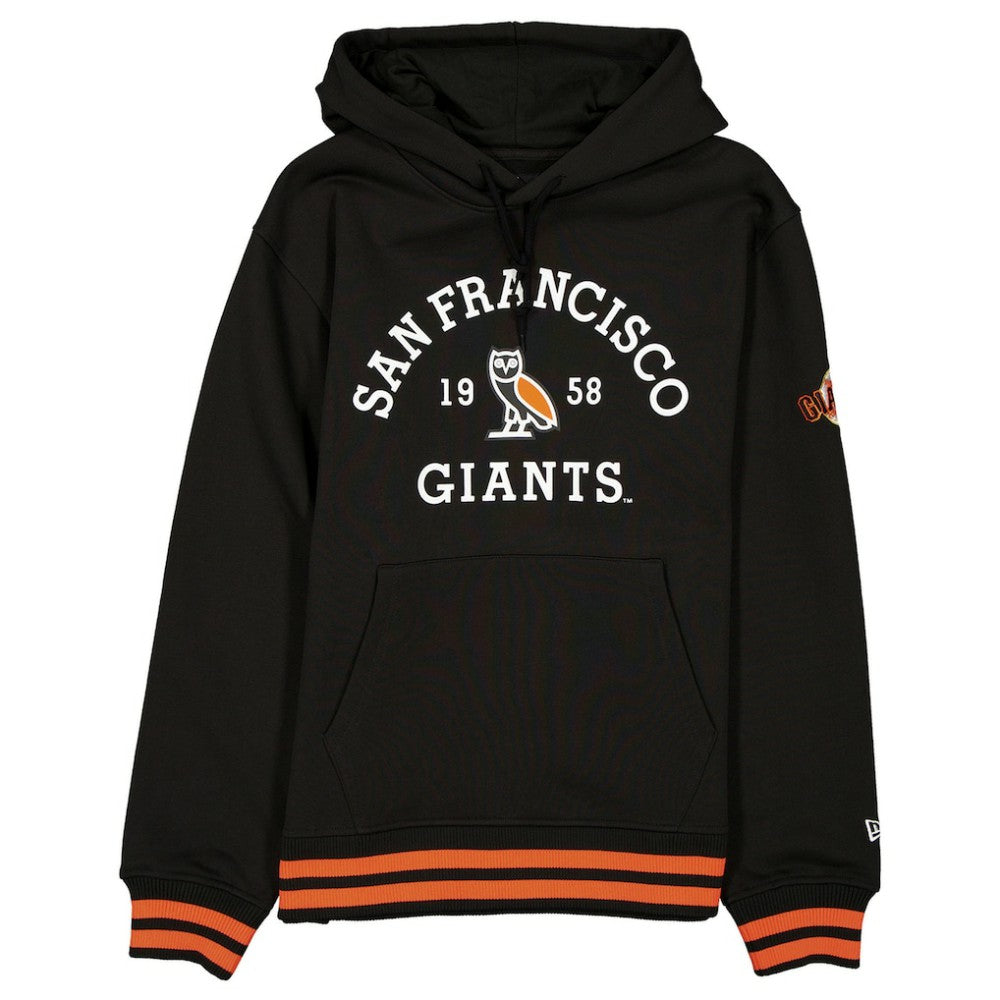 San Francisco Giants OVO x Heavyweight Fleece Hoodie - Black | New Era