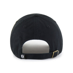 Brooklyn Nets '47 Core Logo Clean Up Adjustable Hat - Black | 47 brand for sale