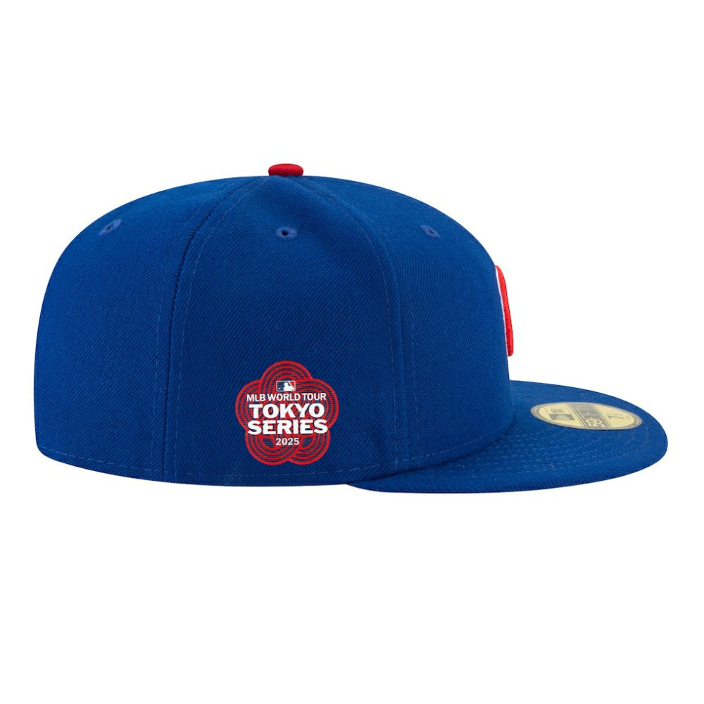 Chicago Cubs 2025 MLB World Tour: Tokyo Series Side Patch 59FIFTY Fitted Hat - Royal | New Era