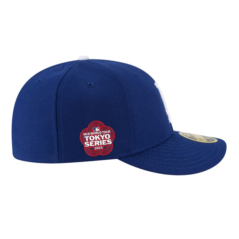 Los Angeles Dodgers 2025 MLB World Tour: Tokyo Series Side Patch Low Profile 59FIFTY Fitted Hat - Royal | New Era
