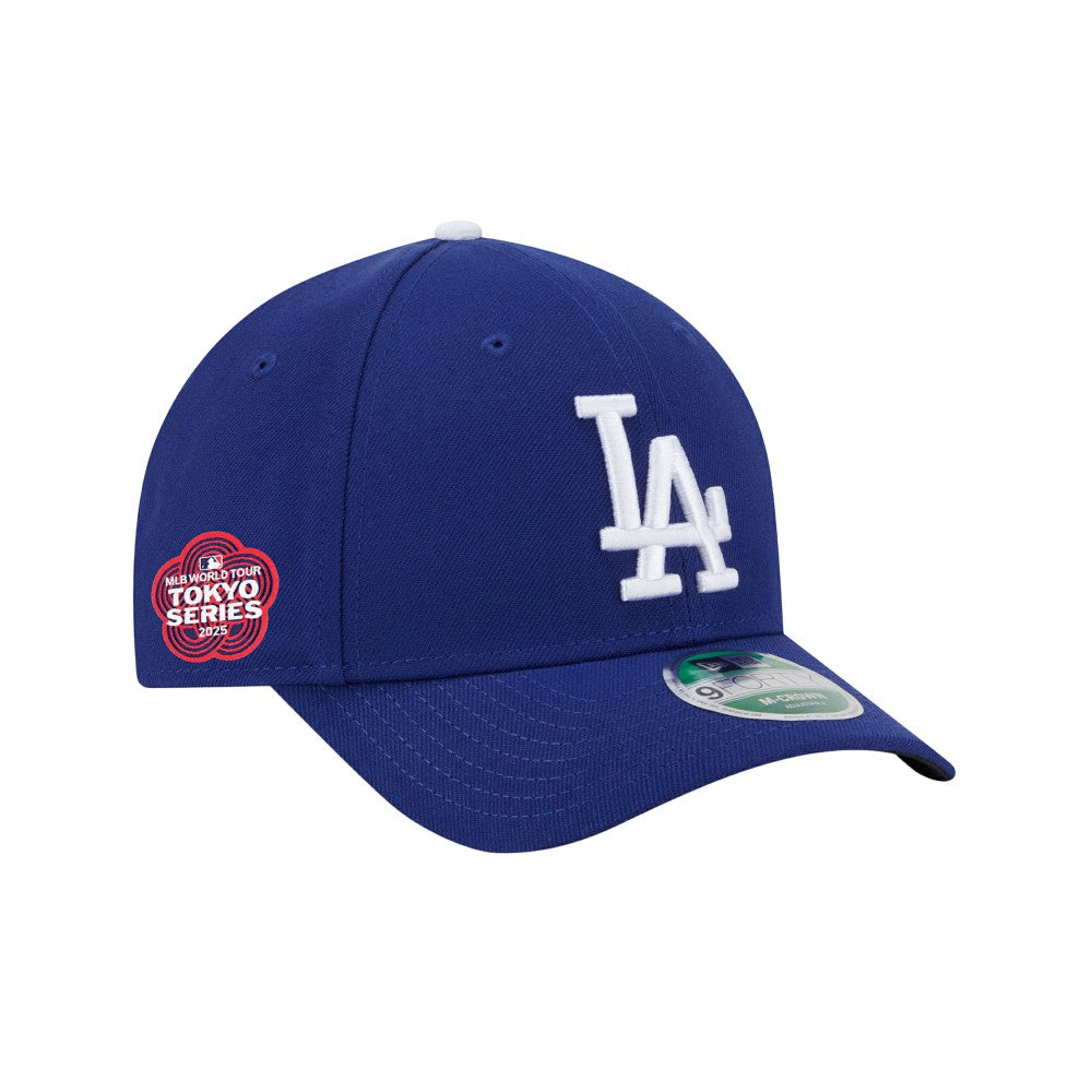 Los Angeles Dodgers 2025 MLB World Tour: Tokyo Series Side Patch 9FORTY M-Crown Adjustable Hat - Royal | New Era