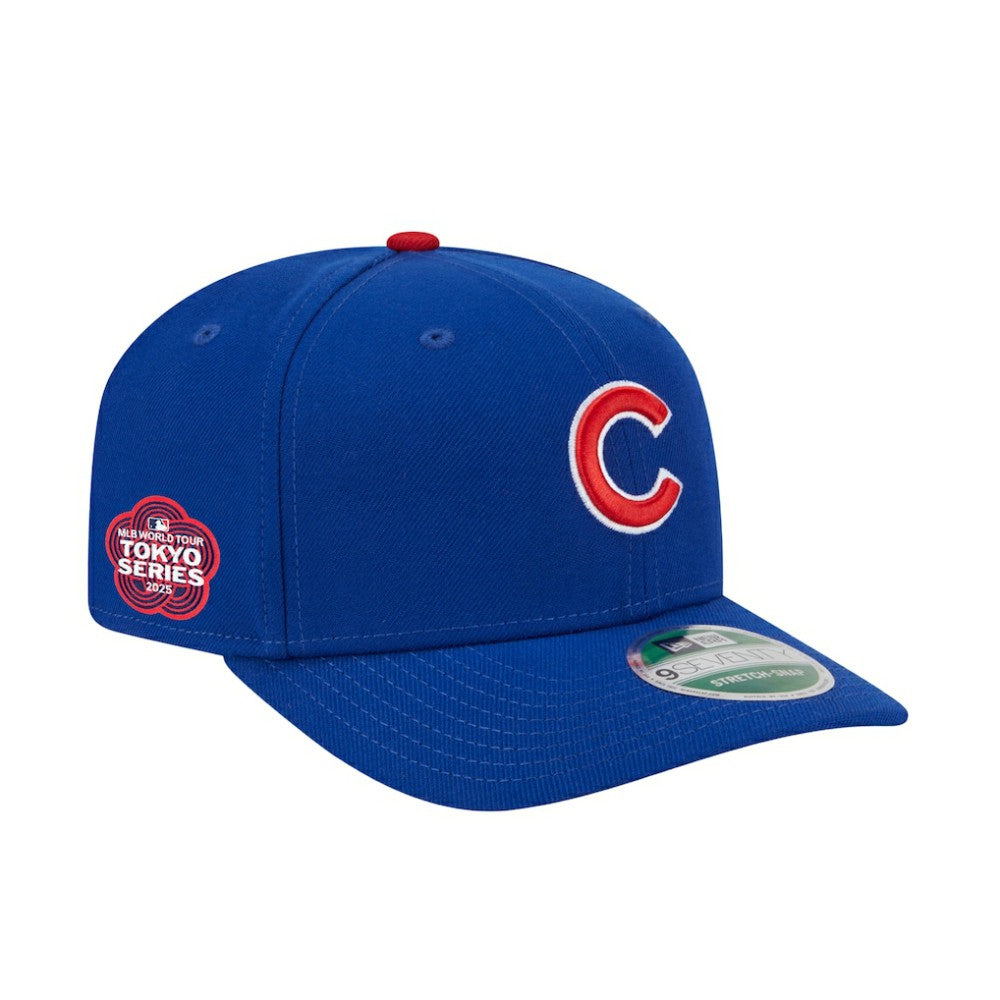 Chicago Cubs 2025 MLB World Tour: Tokyo Series Side Patch 9SEVENTY Stretch-Snap Hat - Royal | New Era