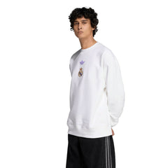 Real Madrid Lifestyler Sweatshirt - White | Adidas outlet