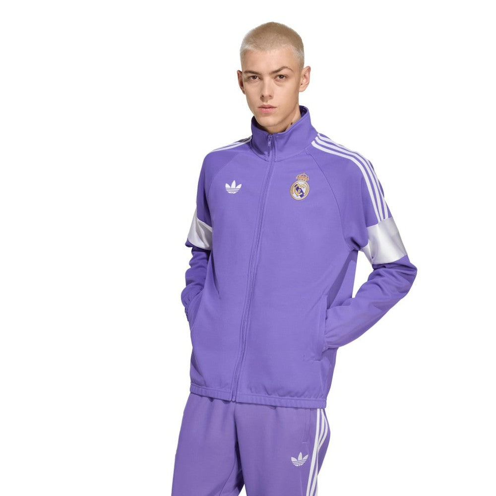 Real Madrid Lifestyler Full-Zip Track Jacket - Purple | Adidas discount