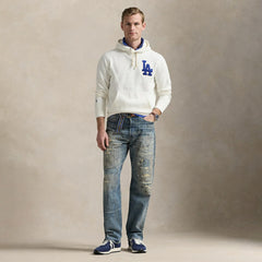 Dodgers Polo Ralph Lauren Fleece Hoodie - White