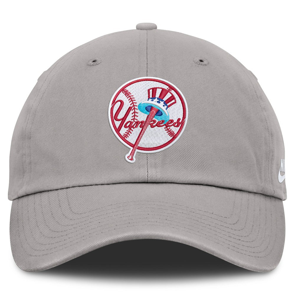 New York Yankees Cooperstown Collection Club Adjustable Hat - Gray | Nike