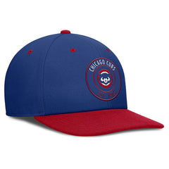 Chicago Cubs Cooperstown Collection Pro Dri-FIT Snapback Hat - Royal/Red | Nike