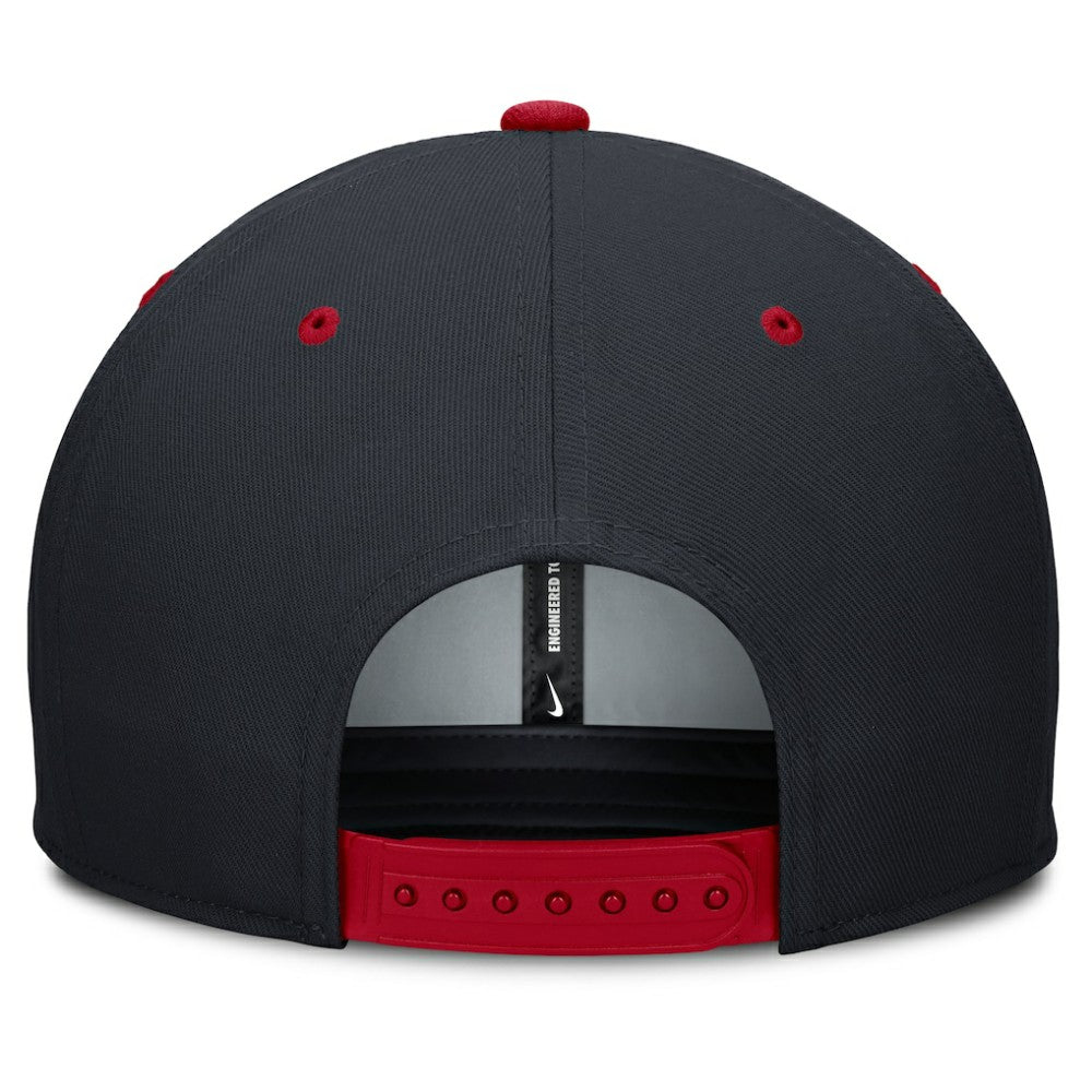 Boston Red Sox Cooperstown Collection Pro Dri-FIT Snapback Hat - Navy/Red | Nike