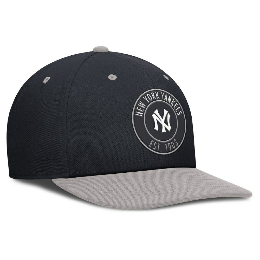 New York Yankees Cooperstown Collection Pro Dri-FIT Snapback Hat - Navy/Gray | Nike