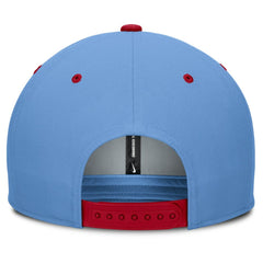 St. Louis Cardinals Cooperstown Collection Pro Dri-FIT Snapback Hat - Light Blue/Red | Nike
