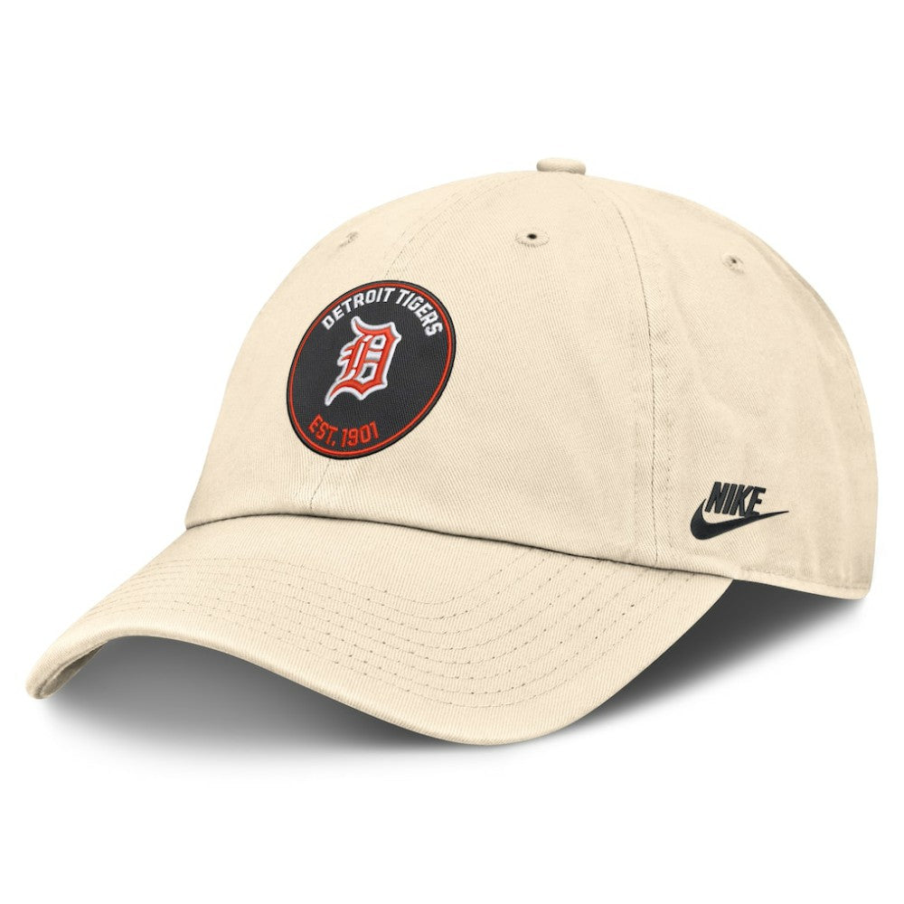 Detroit Tigers Cooperstown Collection Club Adjustable Hat - Natural | Nike