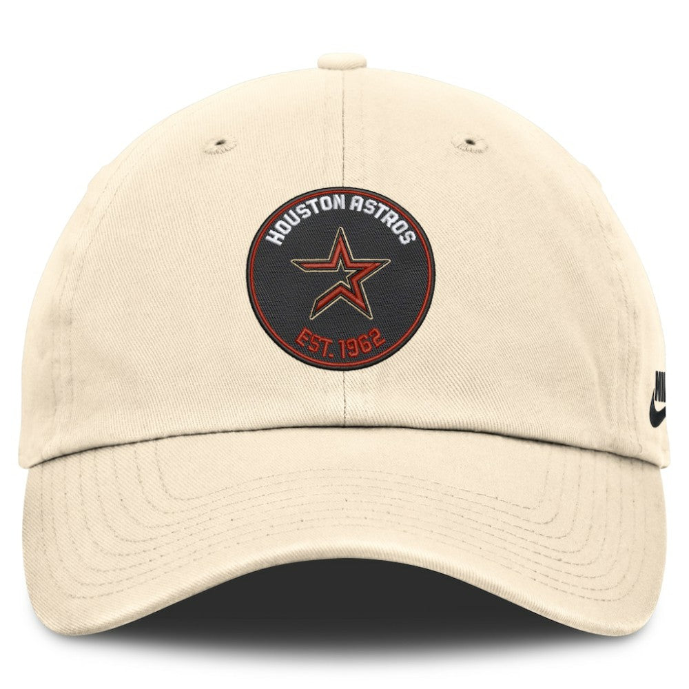 Houston Astros Cooperstown Collection Club Adjustable Hat - Natural | Nike