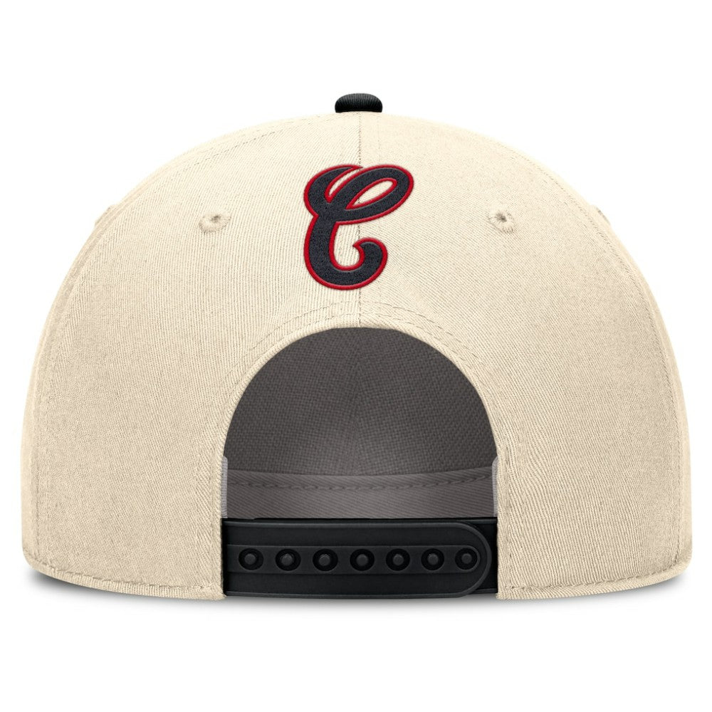Chicago White Sox Cooperstown Collection Rise Adjustable Hat - Natural/Black | Nike