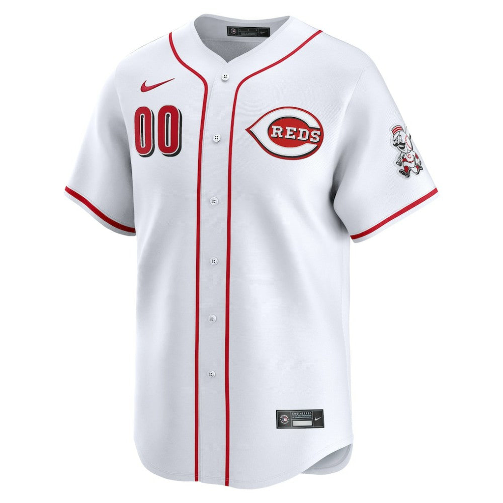 Cincinnati Reds Home Limited Pick-A-Player Retired Roster Jersey - White | Nike