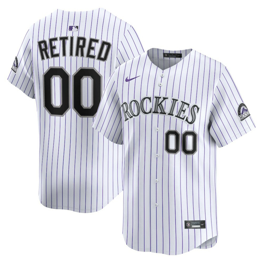 Colorado Rockies Home Limited Pick-A-Player Retired Roster Jersey - White | Nike