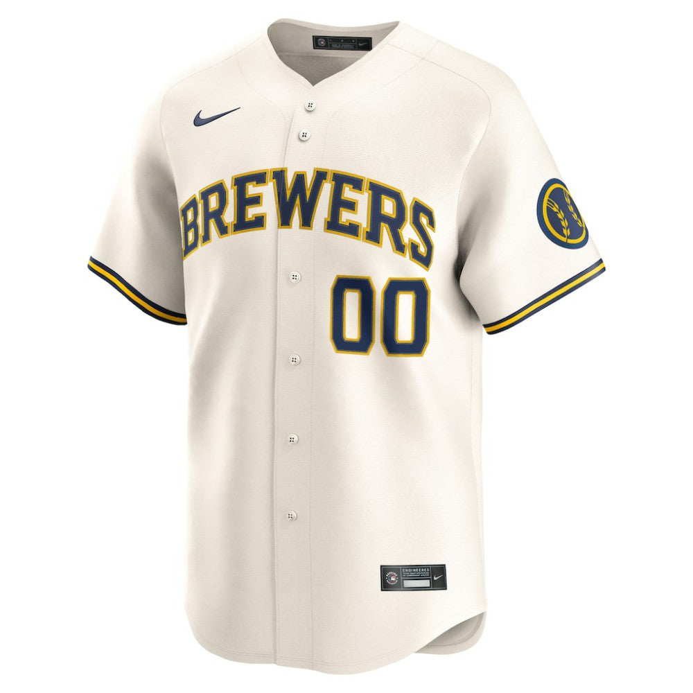 Milwaukee Brewers Home Limited Pick-A-Player Retired Roster Jersey - Cream | Nike