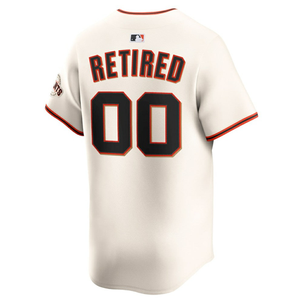 San Francisco Giants Home Limited Pick-A-Player Retired Roster Jersey - Cream | Nike