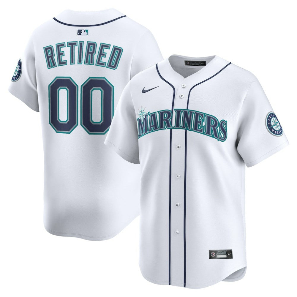 Seattle Mariners Home Limited Pick-A-Player Retired Roster Jersey - White | Nike