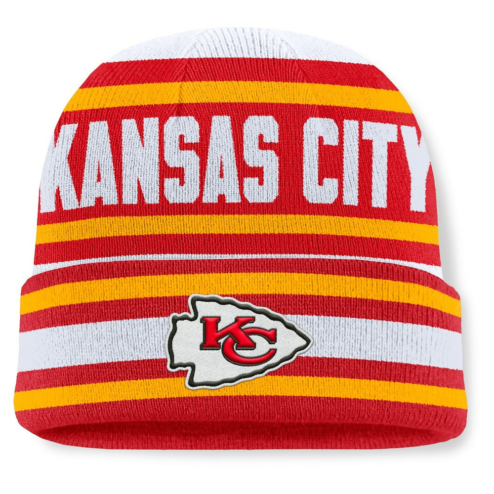Kansas City Chiefs Center Cuffed Knit Hat - Red outlet