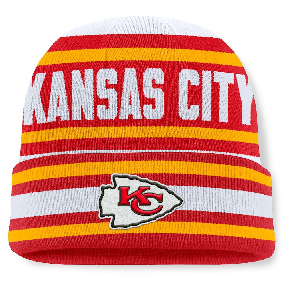 Kansas City Chiefs Center Cuffed Knit Hat - Red outlet