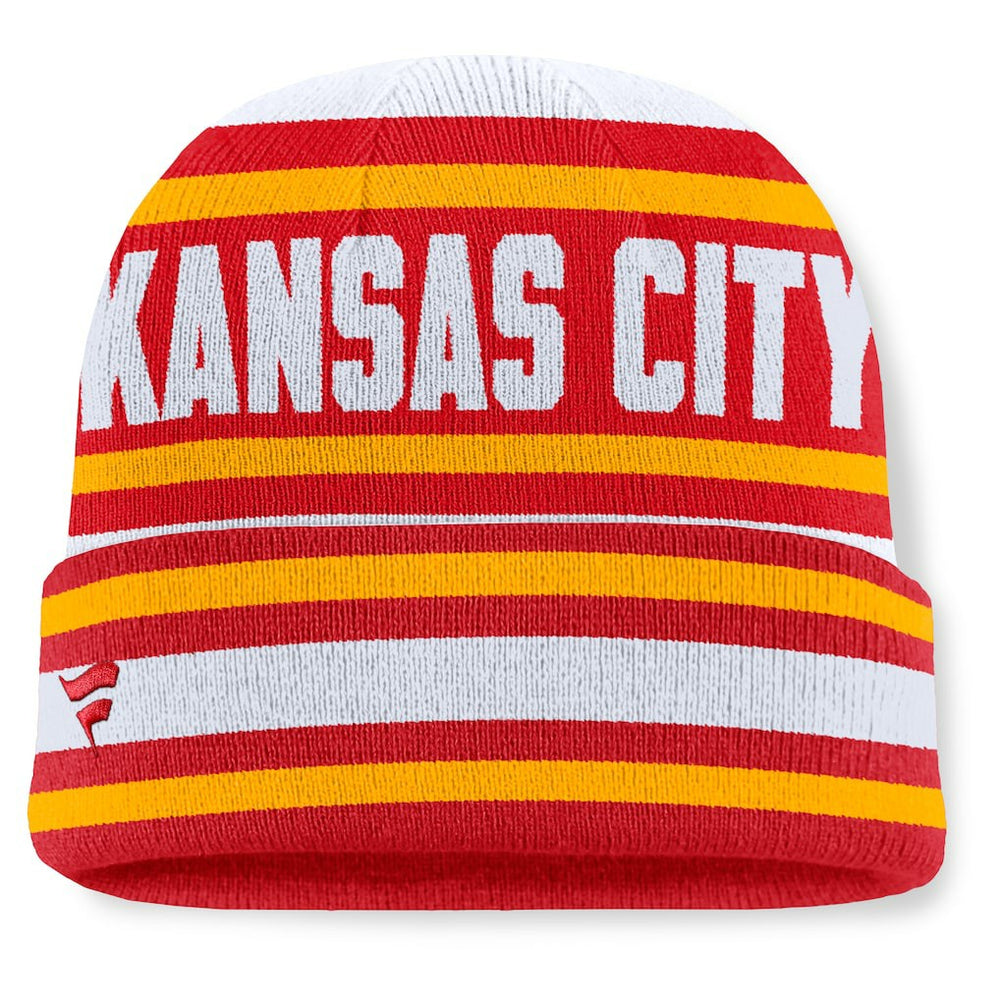 Kansas City Chiefs Center Cuffed Knit Hat - Red outlet