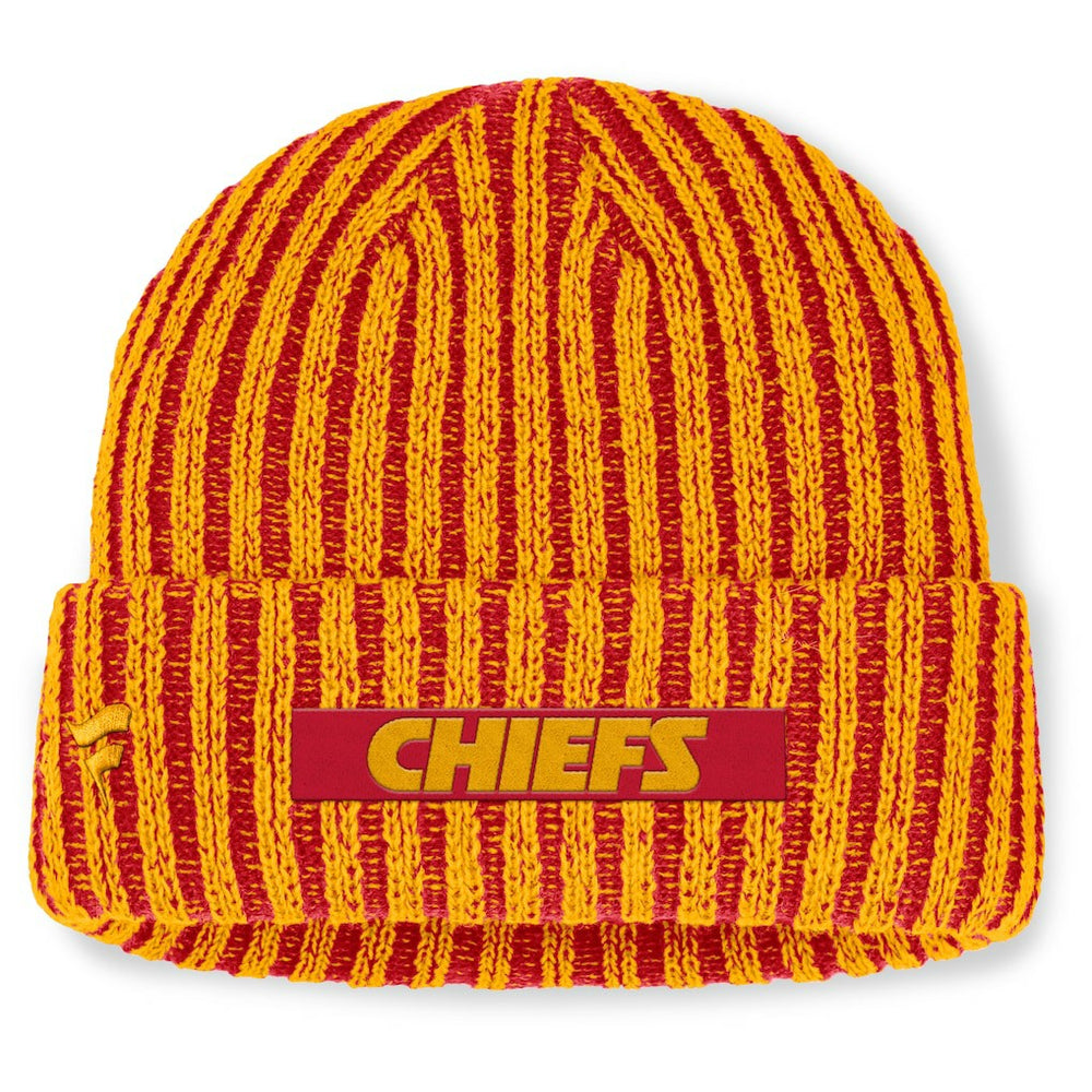 Kansas City Chiefs Field Judge Cuffed Knit Hat - Red/Gold discount
