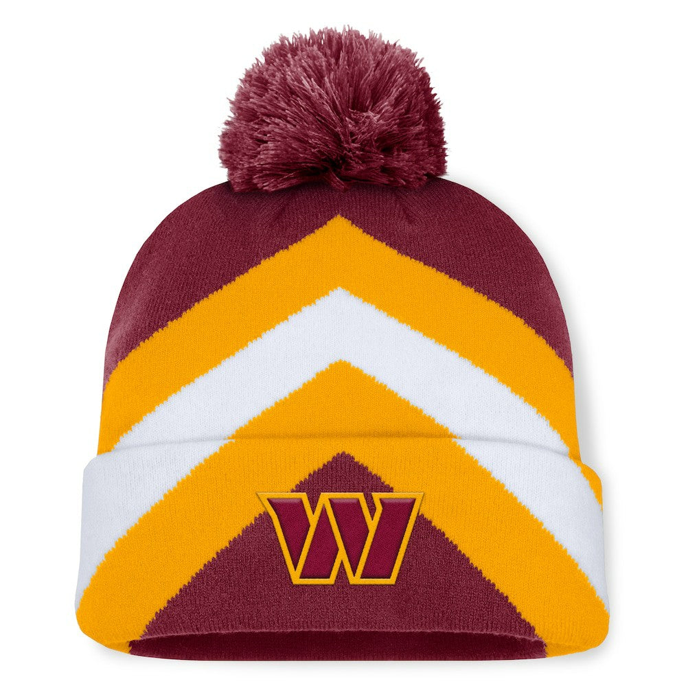 Washington Commanders Women's Cornerback Cuffed Knit Hat with Pom - Burgundy sale