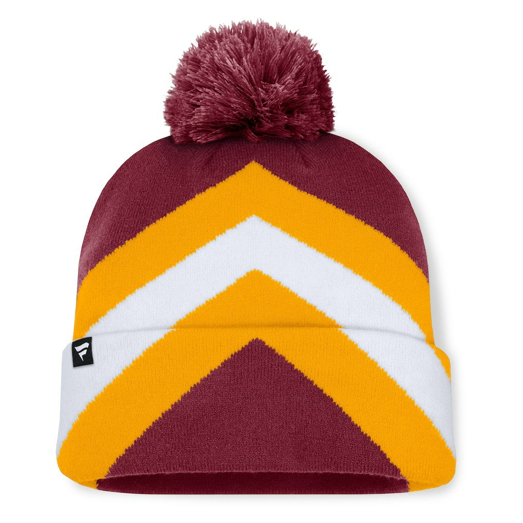 Washington Commanders Women's Cornerback Cuffed Knit Hat with Pom - Burgundy sale