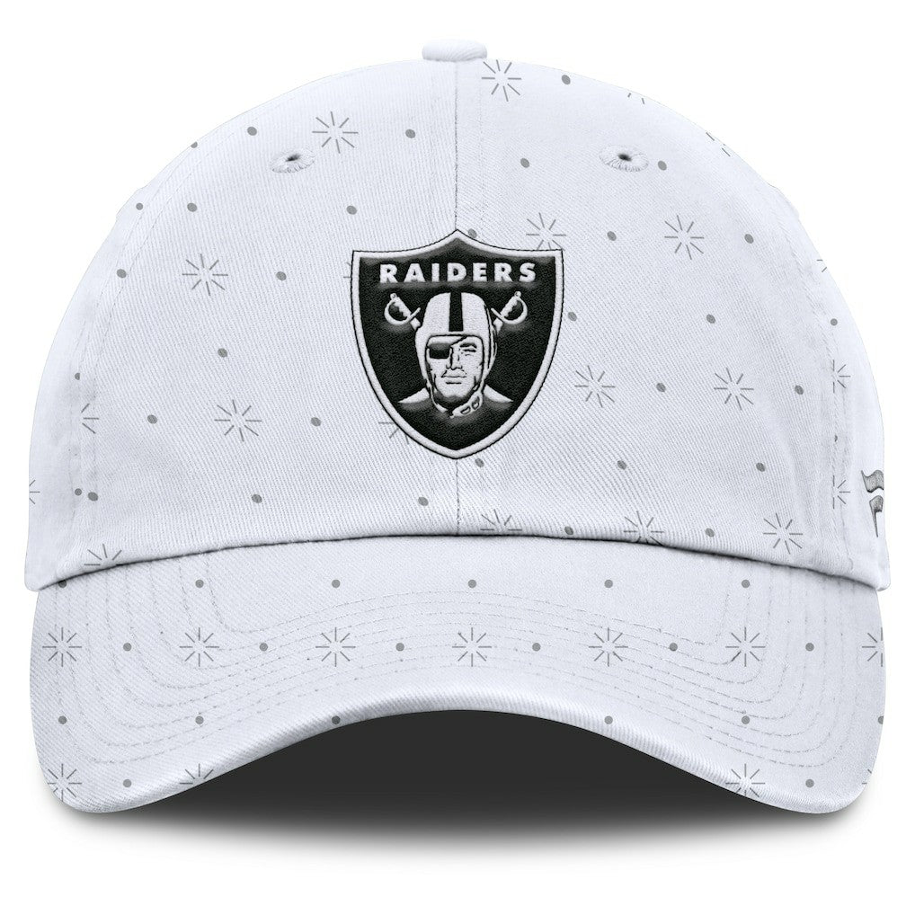 Las Vegas Raiders Women's Neutral Zone Adjustable Hat - White on sale