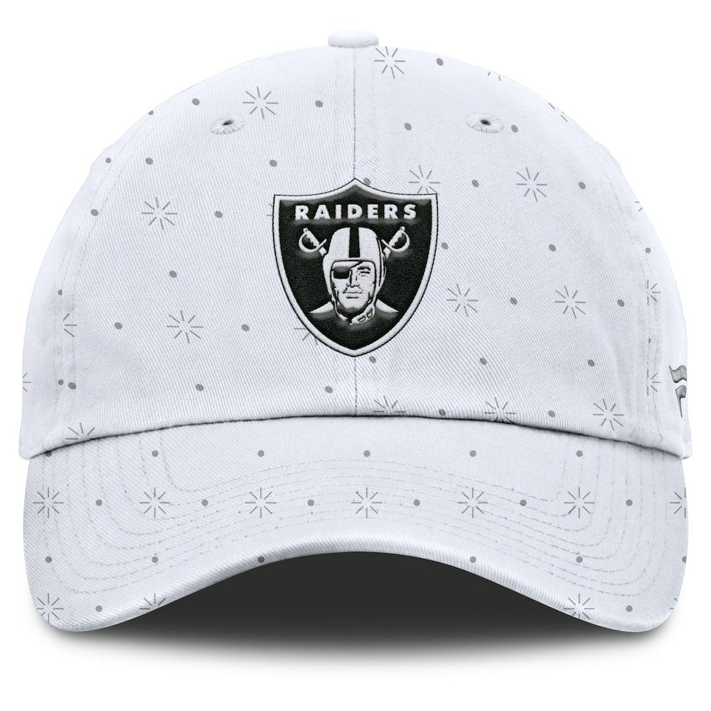 Las Vegas Raiders Women's Neutral Zone Adjustable Hat - White on sale