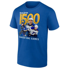 Ryan Suter St. Louis Blues 1500 Career NHL Games T-Shirt Royal