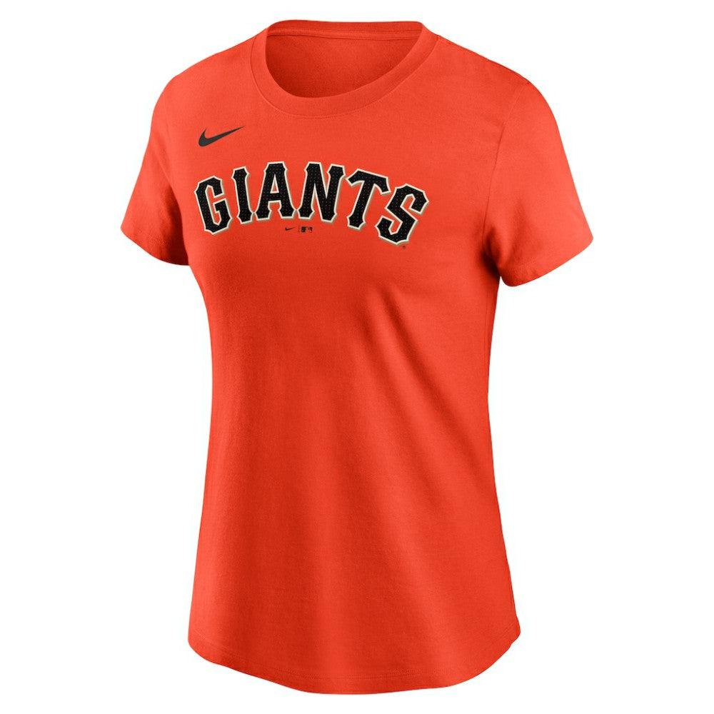 Justin Verlander San Francisco Giants Women's Cooperstown Collection Fuse Name & Number T-Shirt - Orange | Nike