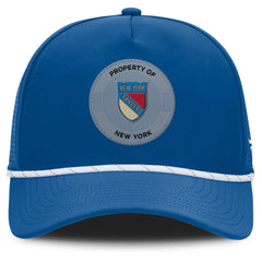 New York Rangers Fanatics Centennial Authentic Pro Pinched Front Adjustable Hat Blue