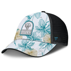 Jacksonville Jaguars Tropical Adjustable Trucker Hat - White/Black discount