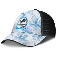 Detroit Lions Tropical Adjustable Trucker Hat - White/Black outlet