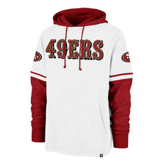 San Francisco 49ers '47 Trifecta Shortstop Pullover Hoodie - White outlet