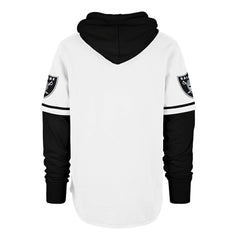 Las Vegas Raiders '47 Trifecta Shortstop Pullover Hoodie - White on sale