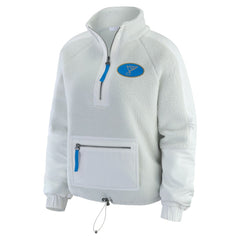 St. Louis Blues WEAR by Erin Andrews Women's Polar Fleece Quarter-Zip Jacket Gray