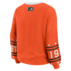 Philadelphia Flyers WEAR by Erin Andrews Women's Long-Sleeve Sport T-Shirt Orange