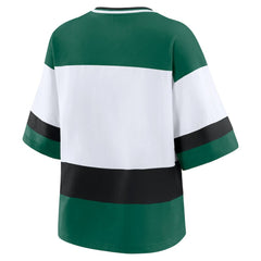 Minnesota Wild WEAR by Erin Andrews Women's Jersey Style Tee Green/White