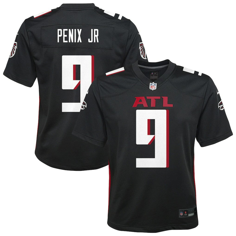 Michael Penix Jr. Atlanta Falcons Youth Team Game Jersey - Black | Nike for sale