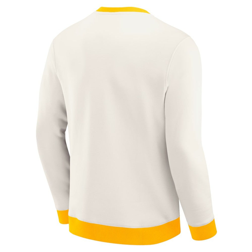 Nashville Predators Darius Rucker Collection by Fanatics Colorblock Pullover Sweatshirt Cream