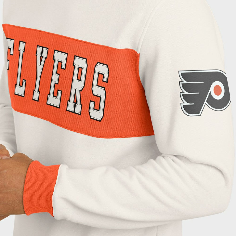 Philadelphia Flyers Darius Rucker Collection by Fanatics Colorblock Pullover Sweatshirt Cream