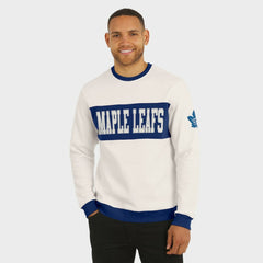 Toronto Maple Leafs Darius Rucker Collection by Fanatics Colorblock Pullover Sweatshirt Cream