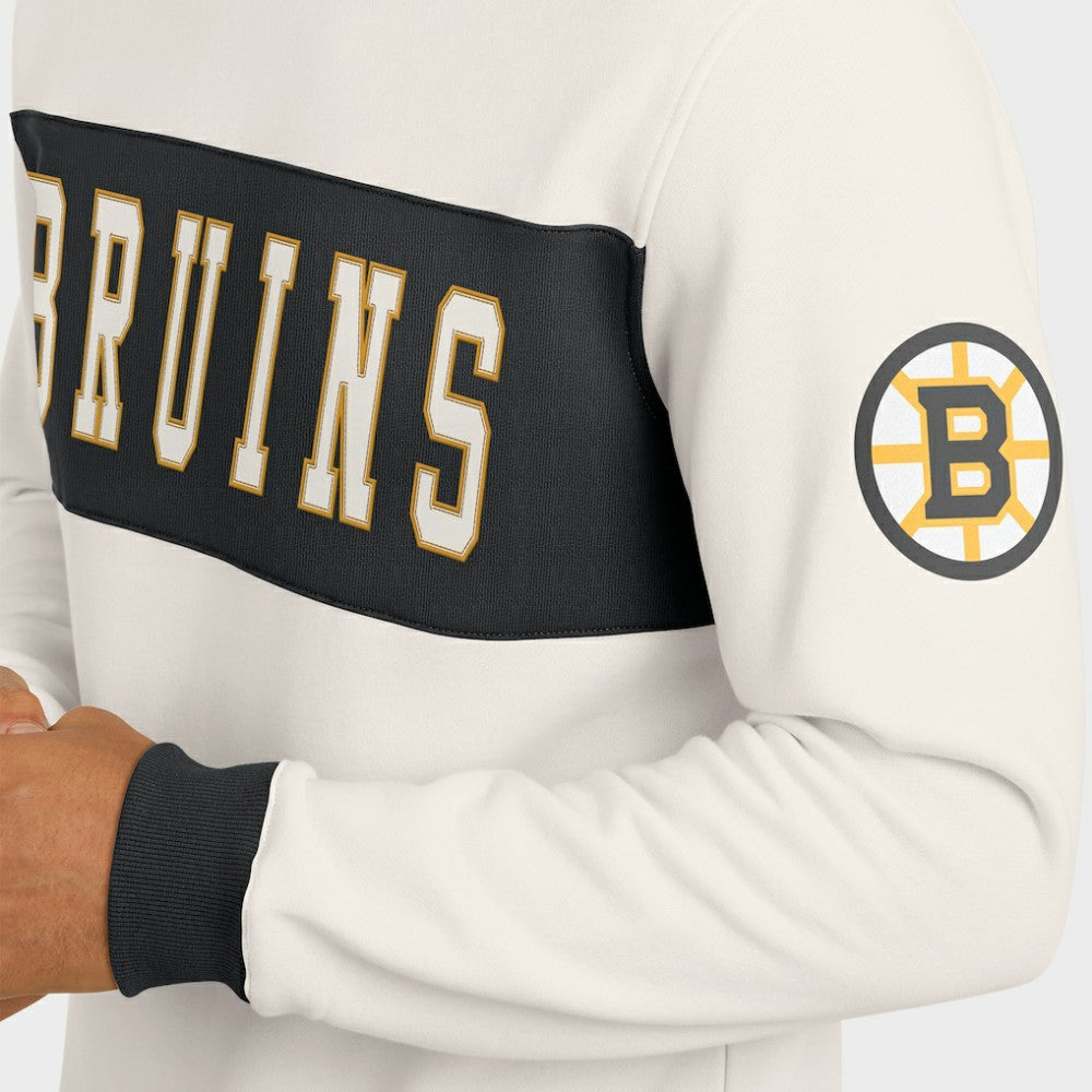Boston Bruins Darius Rucker Collection by Fanatics Colorblock Pullover Sweatshirt Cream