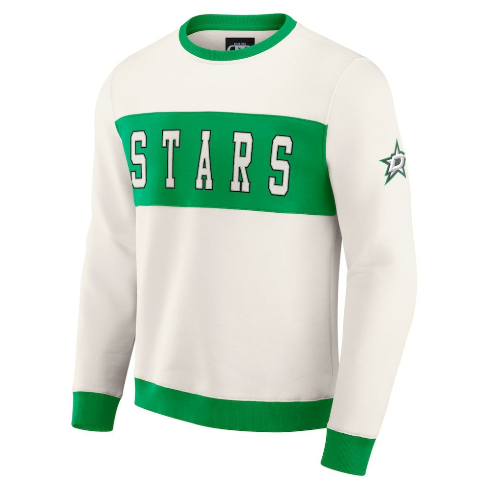 Dallas Stars Darius Rucker Collection by Fanatics Colorblock Pullover Sweatshirt Cream